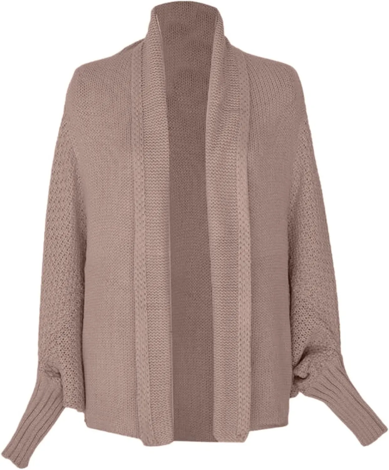 Cardigan Sweaters for Women Oversized Chunky Knit Kimono Slouchy Wrap Batwing Open Front Outwear Coat