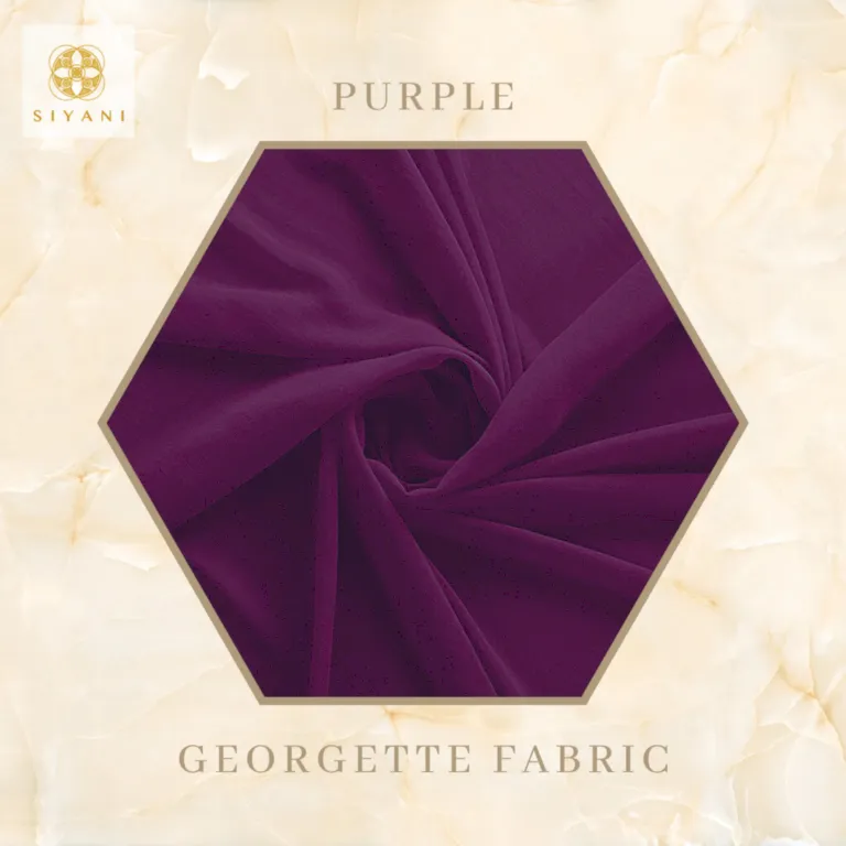 Georgette Fabric Purple