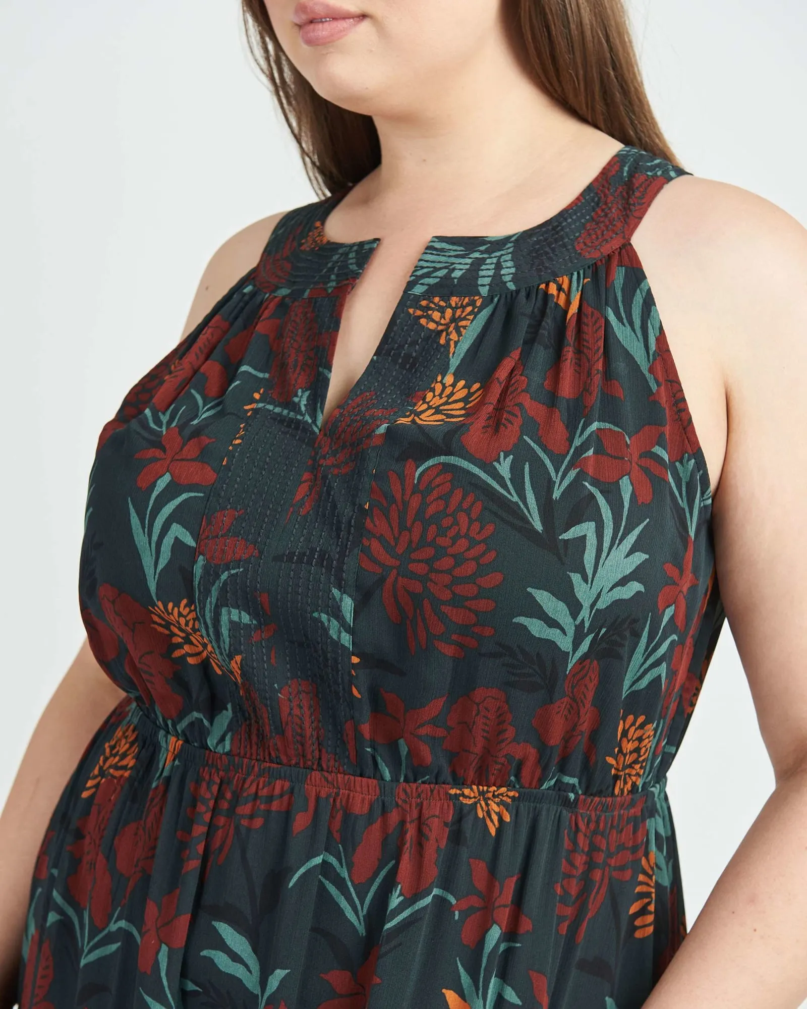 Marianna Halter Maxi Dress | N041 FOREST