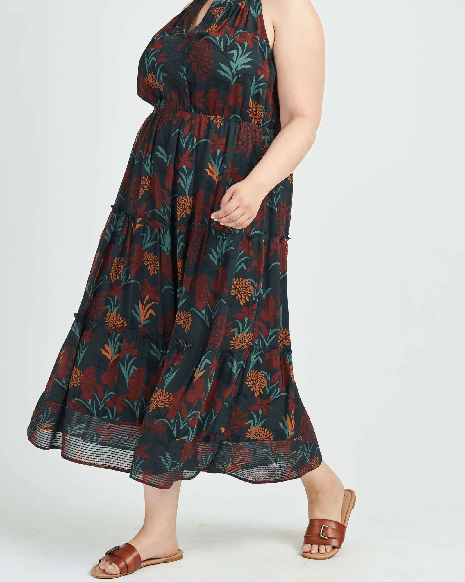 Marianna Halter Maxi Dress | N041 FOREST