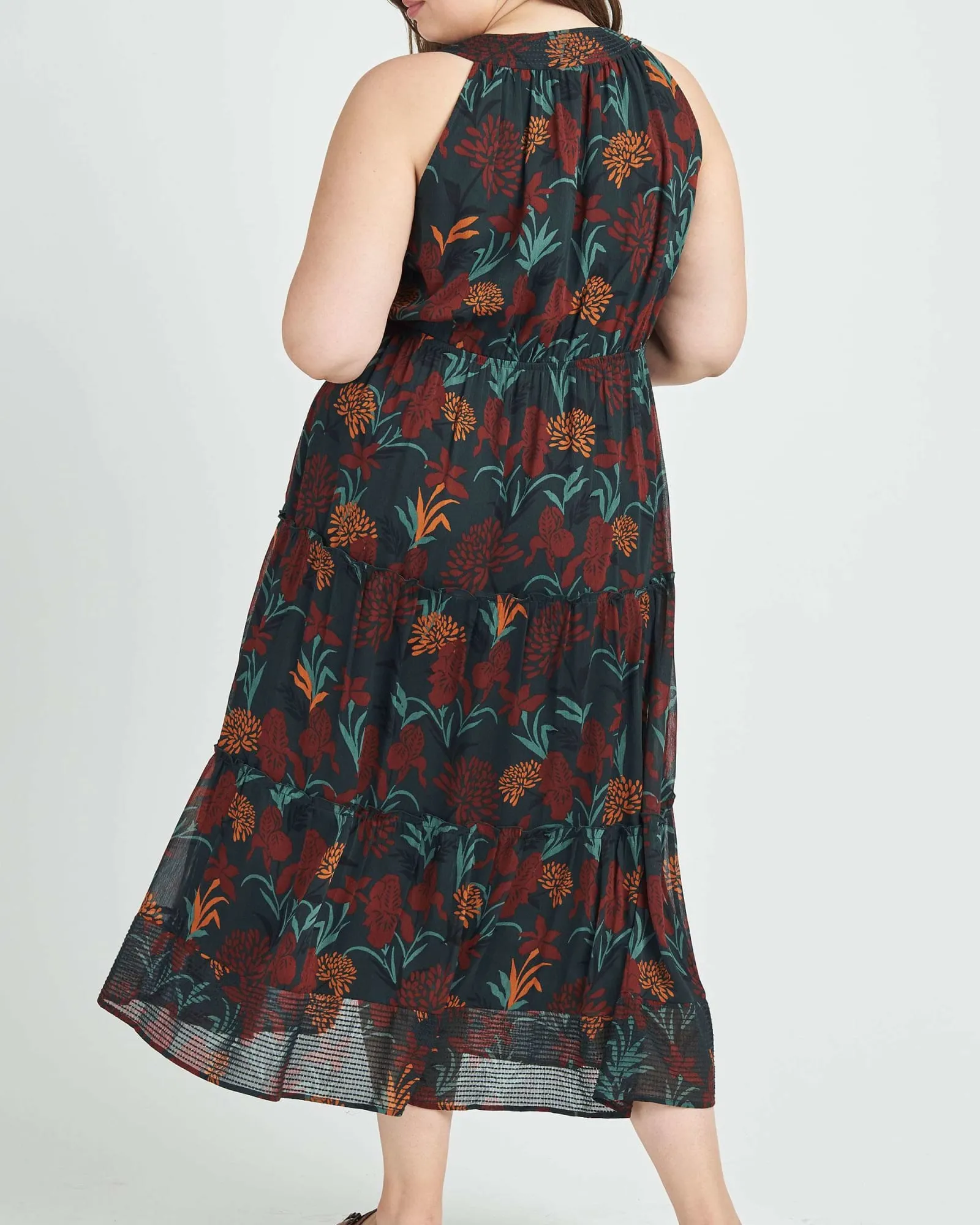 Marianna Halter Maxi Dress | N041 FOREST