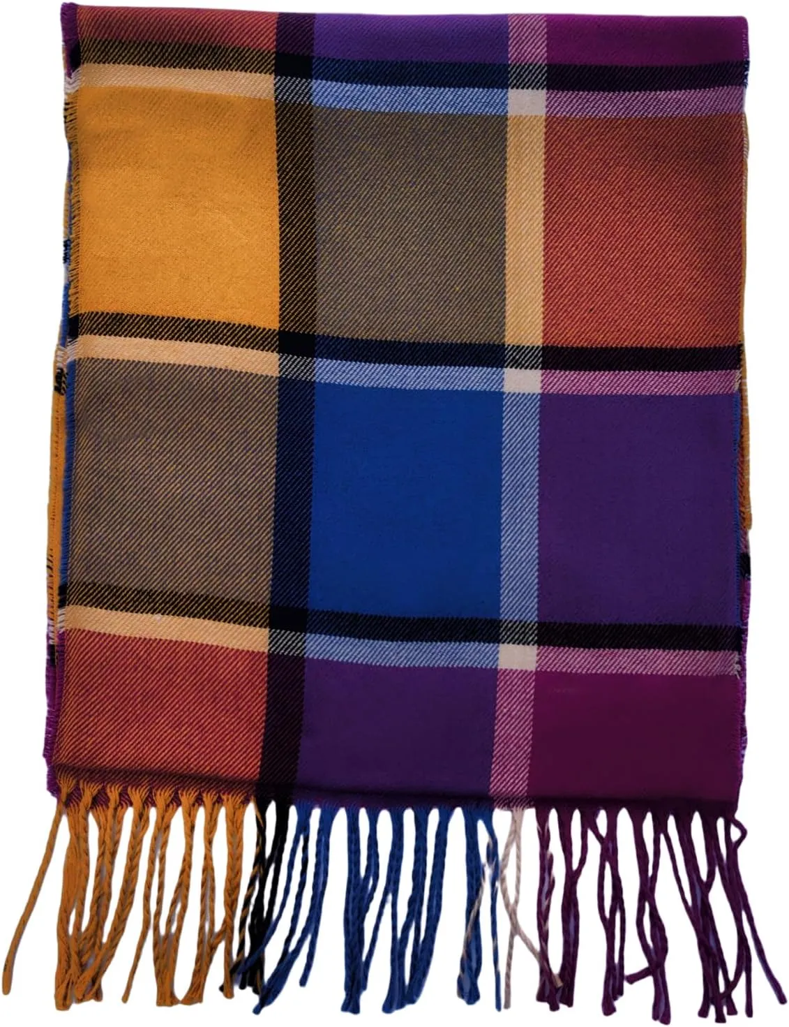 Wander Agio Winter Kids Scarf Warm Shawls Scarves Parent-child Scarf Womens Plaid Scarfs Small
