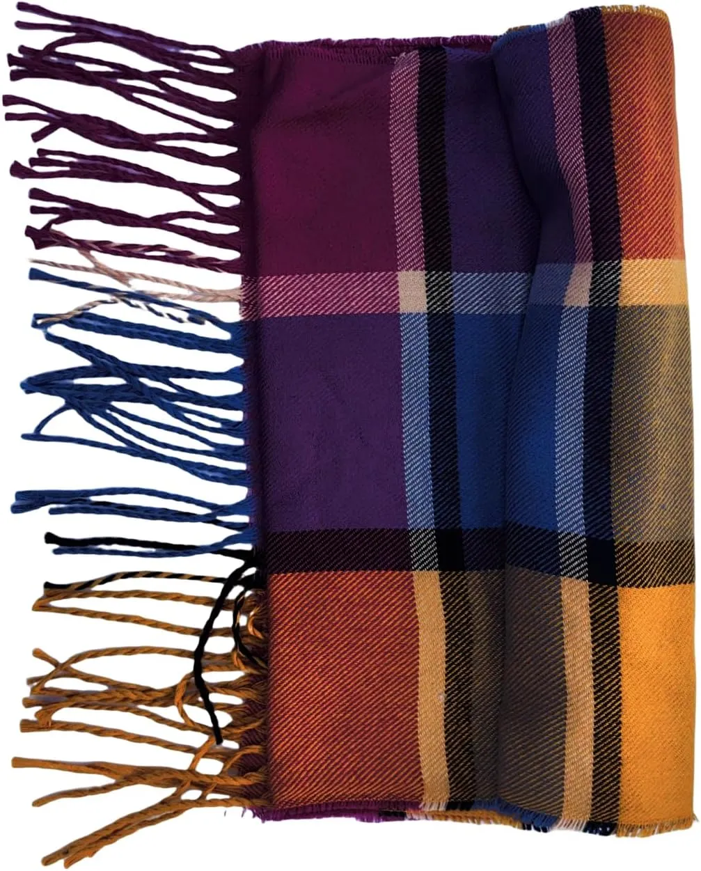 Wander Agio Winter Kids Scarf Warm Shawls Scarves Parent-child Scarf Womens Plaid Scarfs Small