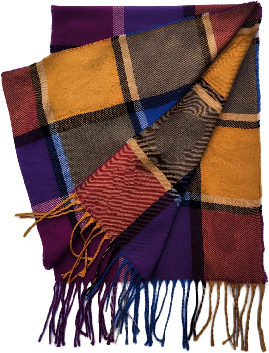 Wander Agio Winter Kids Scarf Warm Shawls Scarves Parent-child Scarf Womens Plaid Scarfs Small