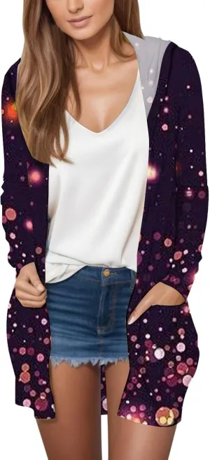 Womens Cardigans Summer Lightweight Long Sleeve with Pockets 2024 Plus Size Casual Loose Thin Open Front Cardigan