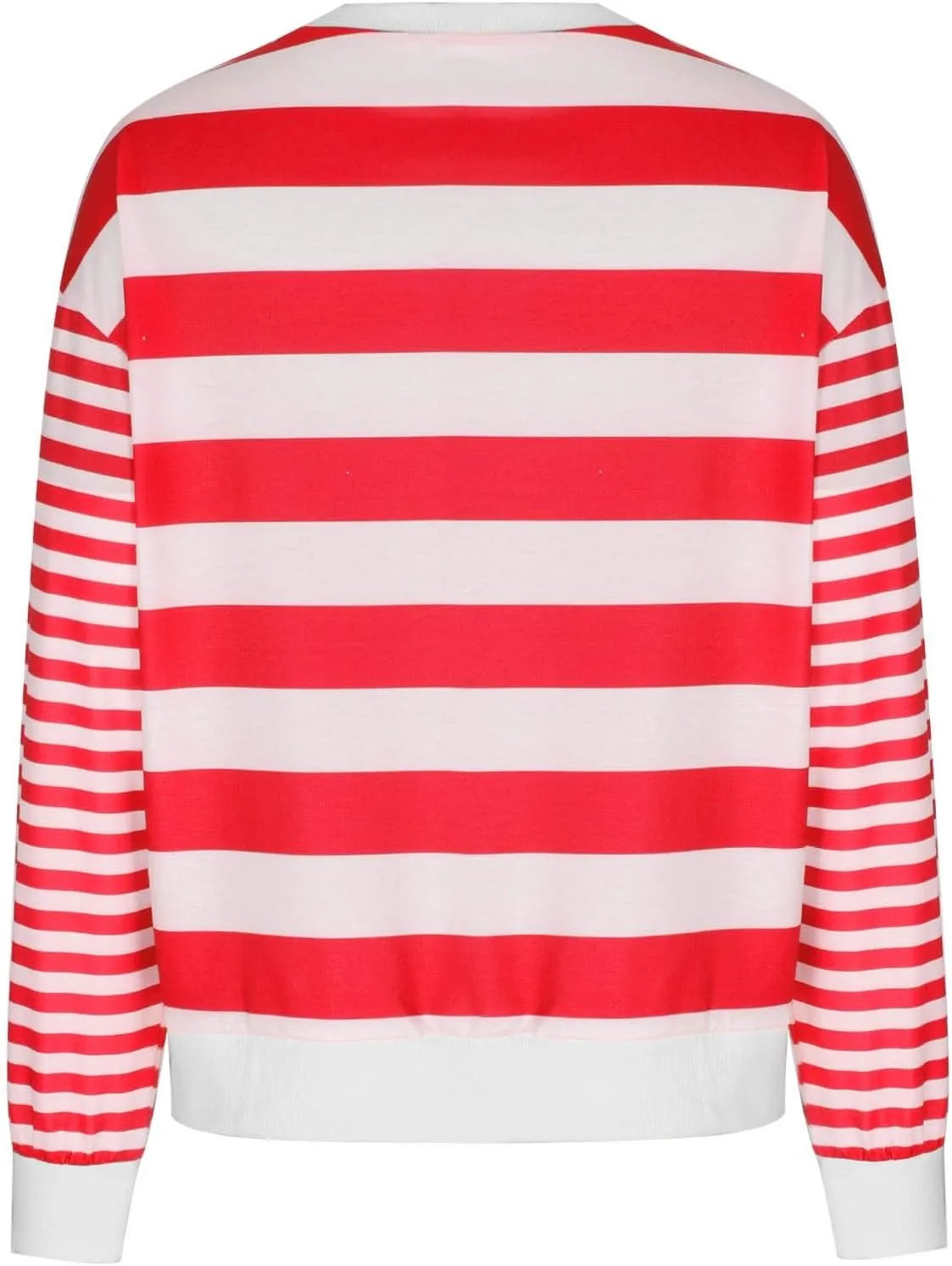 Women's Regular Fit Sweatshirts Loose Comfy Striped Print Long Sleeve Pullover Hoodie Autumnn Outdoor Crewneck Tunics
